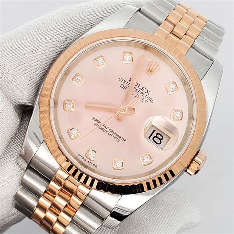 rolex datejust emas ros|More.